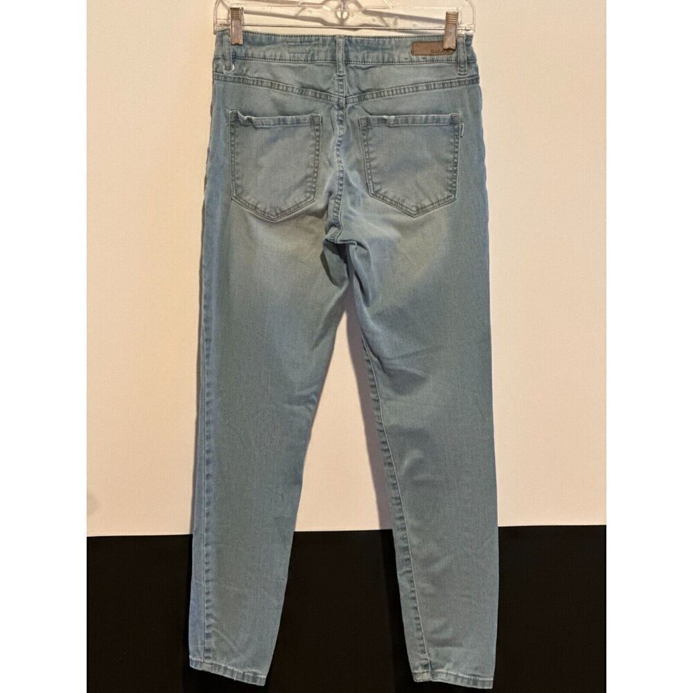 Garage Womens Highwaist Straight Jeans Sz7 26 waist Light Wash Flawed Gem READ - Picture 2 of 12